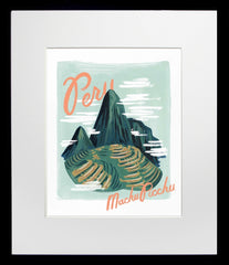 Bon Voyage Peru Black Frame