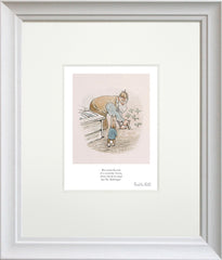 Peter Rabbit - Whom Should We Meet - White Scoop Frame