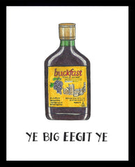 Drinks - Buckfast 50 x 70 Black frame