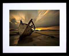 Bunbeg Wreck Black Frame