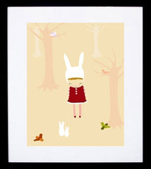 Bunny Girl Framed