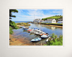 Co Antrim - By the Bridge Cushendun Unframed 60x47.5