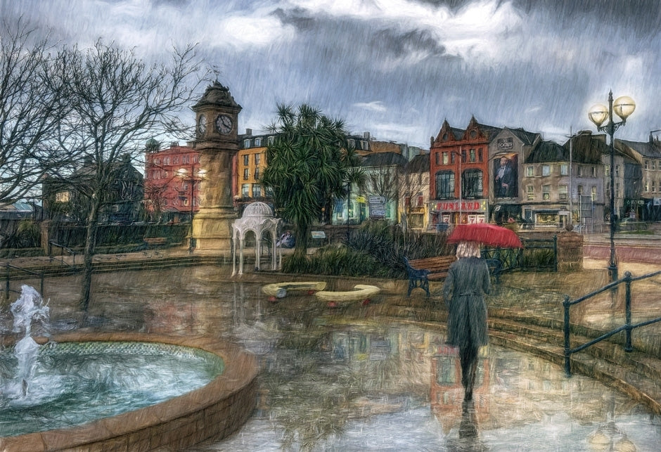 Co Down - Rain Series - By The Clock, Bangor