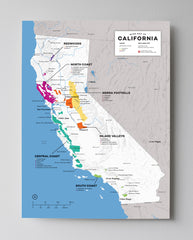 Wine Map - California