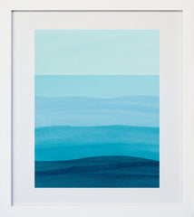 Calm Seas White Frame