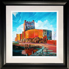 Print - Carrickfergus Castle Chunky Black Frame Click &amp; Collect Only