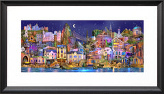 Dream Series Co Antrim - Causeway Landing-57 x 23-Flat Black Frame