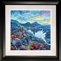 Print - Causeway Rocks II-Available In One Size Only-Chunky Black Frame +£20 Delivery 