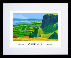 Belfast - Cavehill Frame Black 40x30 withmount