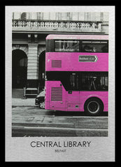 Belfast - Central Library-50 x 70-Black Box Frame