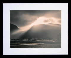 Changing Weather at Newcastle, County Down Frame Black