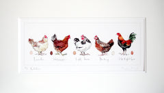 Chickens Unframed