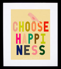 Choose Happiness Framed