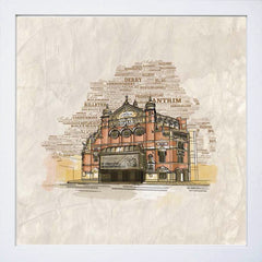 Belfast - Grand Opera House  White Frame