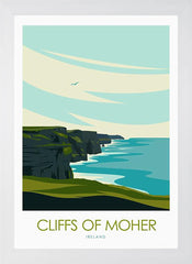 Co Clare - Cliffs of Moher White Frame