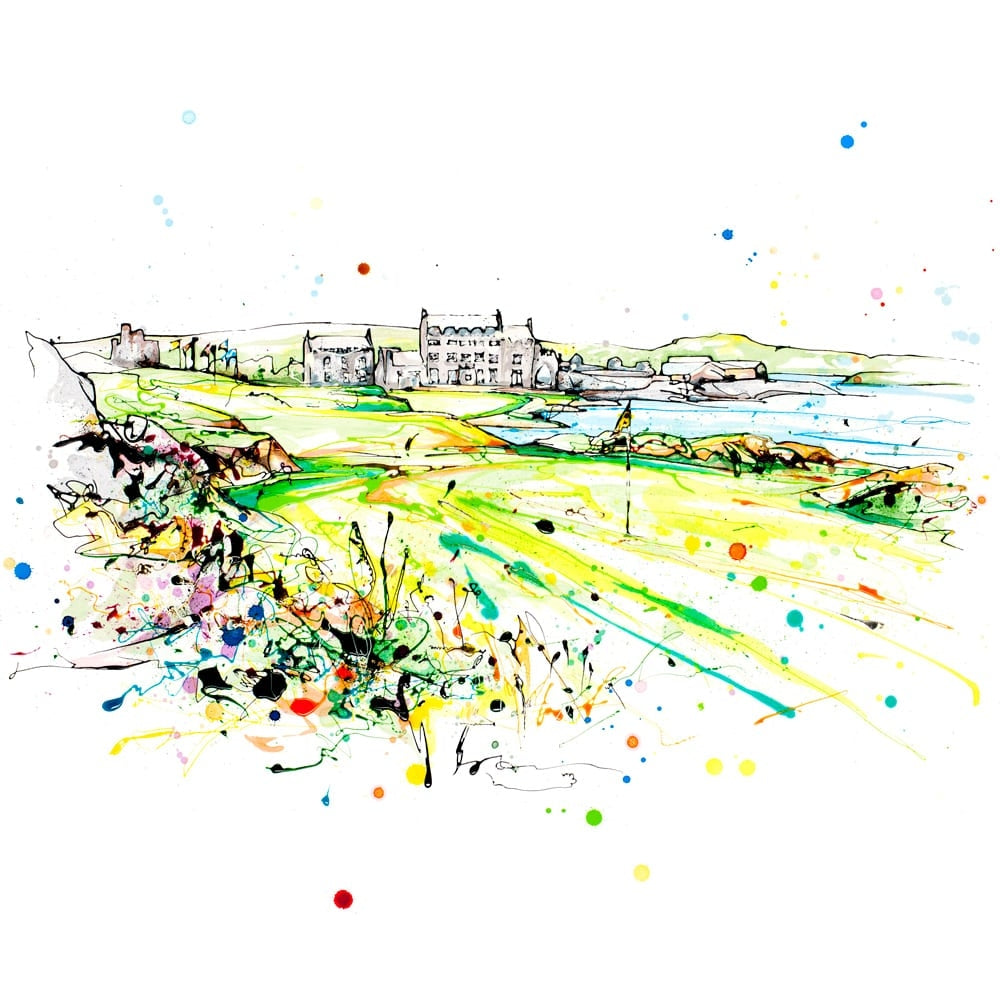 Print Open Edition Golf - Clubhouse at Ardglass II-30 x 30-Unframed