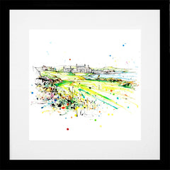 Print Open Edition Golf - Clubhouse at Ardglass II-30 x 30-Black Box Frame (With Mount)