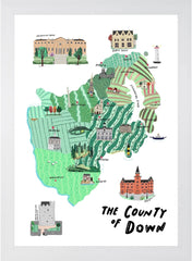 Places - The County of Down - White Frame