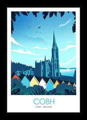 Co Cork - Cobh Black Frame