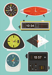 Cool Clocks Unframed