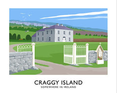 Co Clare - Craggy Island Father Ted Unframed 40x30