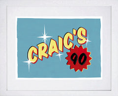 Northern Irish Slang - Craic's 90 White Frame