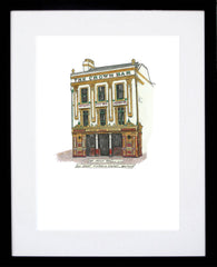 Pubs - The Crown Bar Black frame