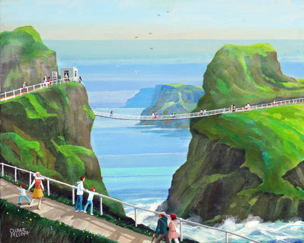 Print - At Carrick-a-Rede, Co Antrim 1