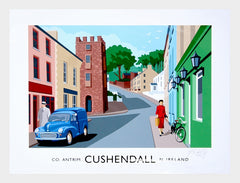 Co Antrim - Cushendall Frame Black 40x30 No Mount