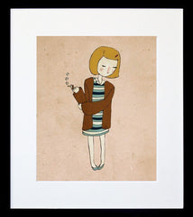 Cute Margot - The Royal Tenenbaums Framed