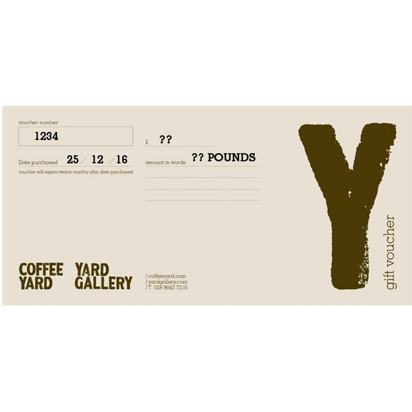 Coffee Yard Gift Voucher