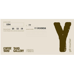 Yard Gallery and Coffee Yard Gift Voucher