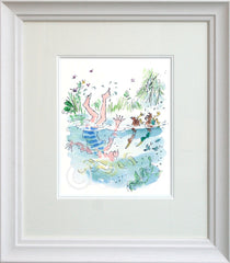 Signed Quentin Blake - D is For Ducks Framed