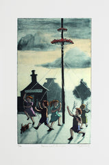 Dancing Round The Maypole, Holywood Unframed