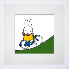 Miffy On A Bike Framed