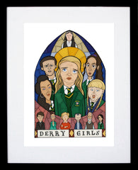 Derry Girls Black Frame