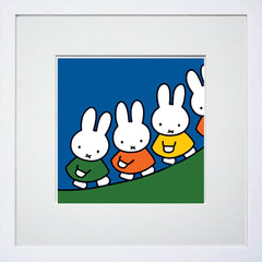 Miffy Walking Up A Hill Framed