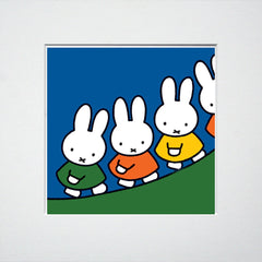 Miffy Walking Up A Hill Unframed