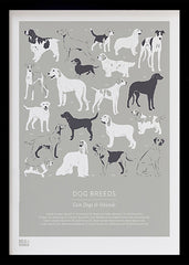 Animals - Dog Breeds Gundogs in Putty Black frame