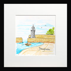 Donaghadee Small Flat Black Frame