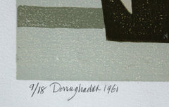 Linocut Print - Donaghadee 1961