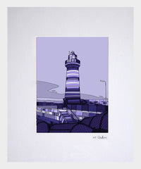 Series 1 - Donaghadee Harbour-16 x 11.5-Small Flat White Frame