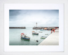 Donaghadee Harbour Frame White