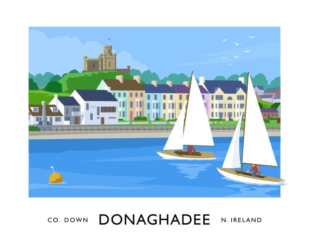 Co Down - Donaghadee Seafront Unframed 40x30