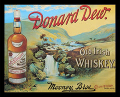 Donard Dew Old Irish Whisky Castlewellan Framed