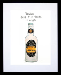 Drinks Gin - Fentiman's Tonic Black Frame