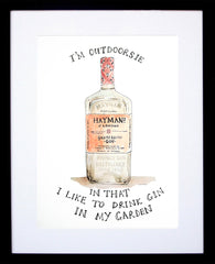 Drinks Gin - Haymans Black Frame