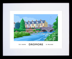 Co Down - Dromore Frame Black 40x30 With Mount