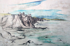 Sketchbook on Wood - Dunluce Castle