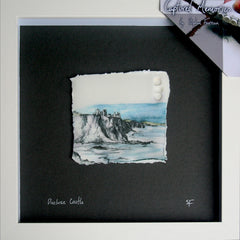 Memories - Dunluce Castle Framed 16x16